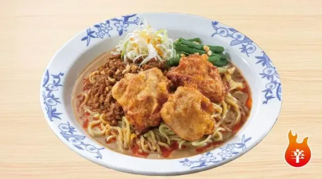 コク旨冷やし担々麺(からあげのせ)(バーミヤン)
