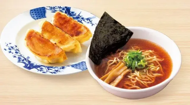 餃子醤油（小）ラーメンセット（バーミヤン）