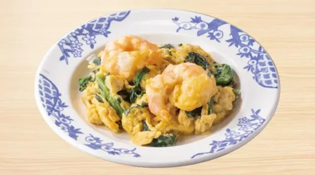 えび玉ほうれん草炒め（ぴったりサイズ）（バーミヤン）