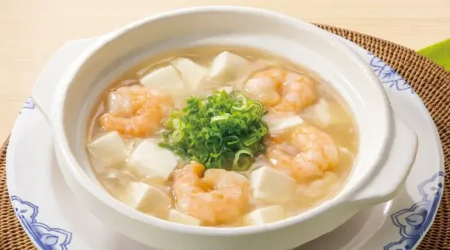 ぷりぷり海老と豆腐の旨塩煮(バーミヤン)