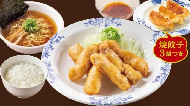豚天定食（バーミヤン）