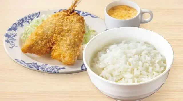 アジフライごはんセット(バーミヤン)