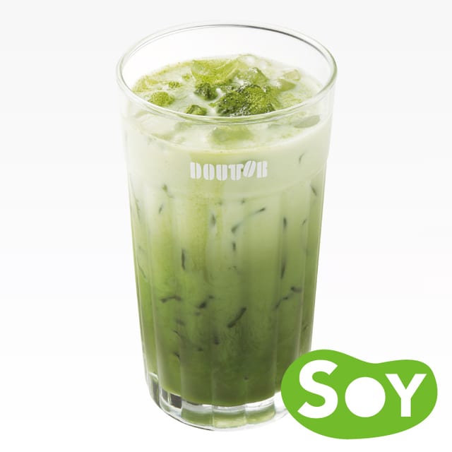 アイス抹茶豆乳ラテ Sサイズ（ドトール）