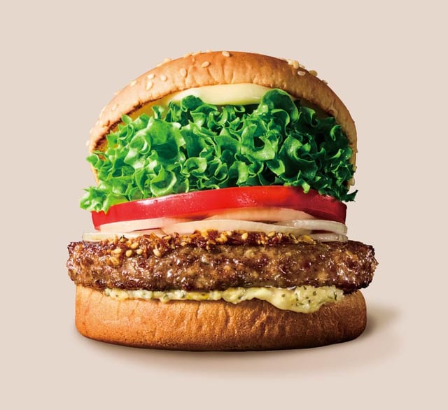 黒毛和牛バーガー（フレッシュネスバーガー）