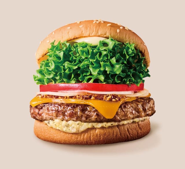 黒毛和牛チーズバーガー(フレッシュネスバーガー)