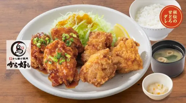 合盛り定食 6個 甘とろダレ(ガスト)