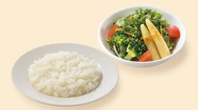 ライス or パン ゴロゴロ野菜サラダセット(ガスト)