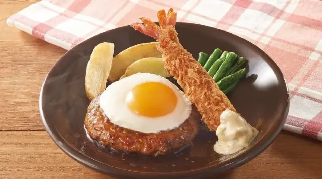 てりたまハンバーグ&海老フライ(ジョナサン)