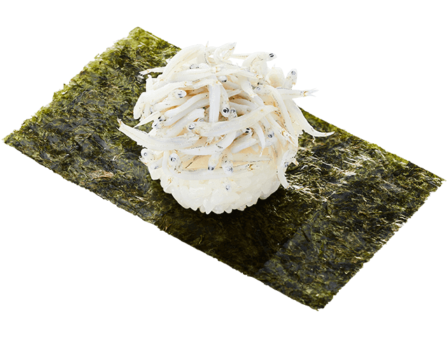 釜揚げしらす包み(かっぱ寿司)
