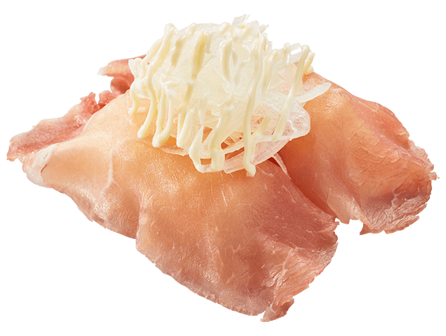 生ハムオニオンマヨ（かっぱ寿司）