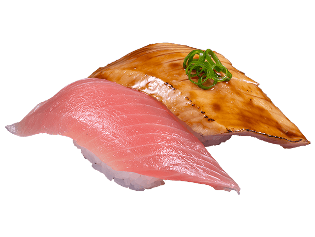 大切りまぐろ食べ比べ(かっぱ寿司)