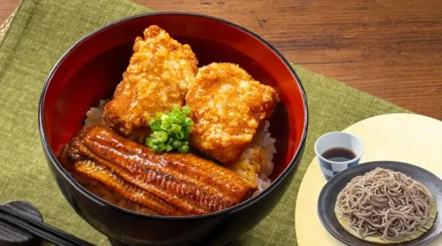 うなから丼&蕎麦セット(から好し)
