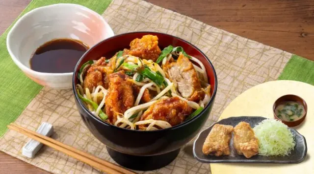ジンギスカン風“北海道” ザンギ丼 から揚げ・味噌汁セット(から好し)
