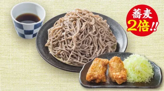 ★蕎麦2倍★もり蕎麦＆から揚げセット（から好し）