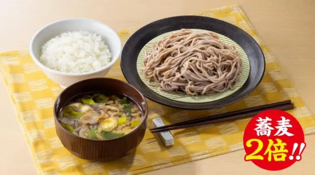 ★蕎麦2倍★“埼玉秩父” 背脂たっぷり 肉汁つけ蕎麦&ご飯セット(から好し)