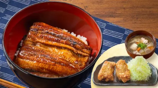 うな丼＆から揚げ・とん汁セット（から好し）