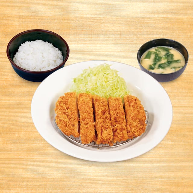 ジャンボチキンかつ定食(松のや)
