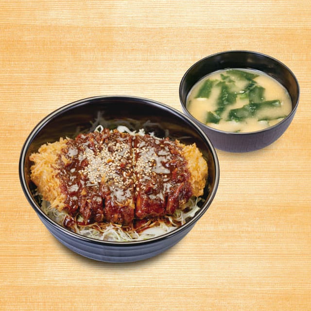 味噌ロースかつ丼 並盛（松のや）