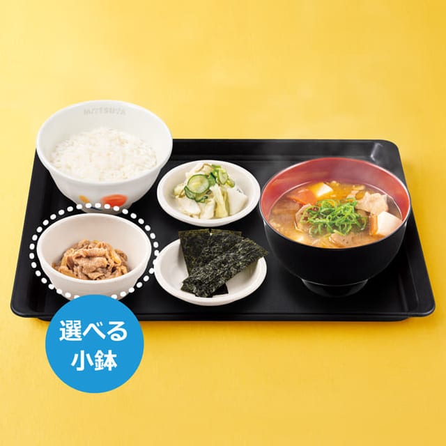 豚汁朝定食（松屋）