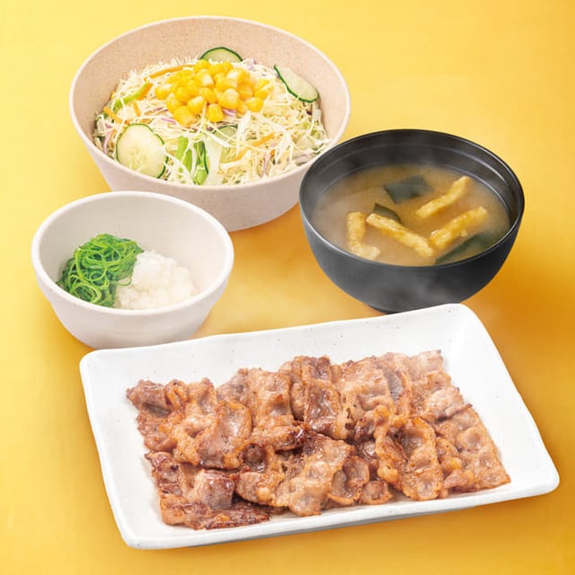 カルビ焼肉生野菜セット（松屋）