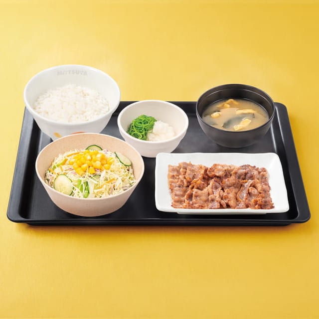 カルビ焼肉定食 ダブル(松屋)