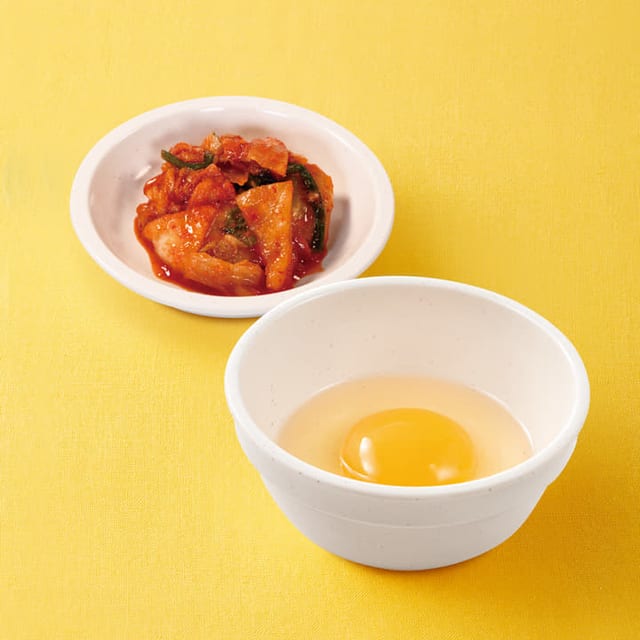 キムチ生玉子セット（松屋）