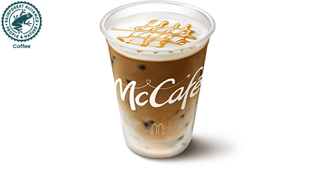 アイスキャラメルラテ（マクドナルド）