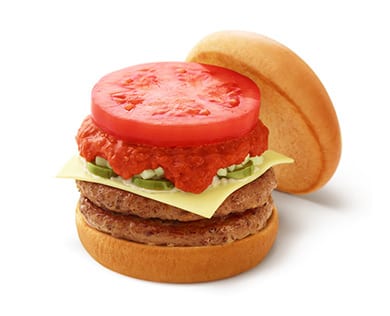 スパイシーダブルモスチーズバーガー（モスバーガー）