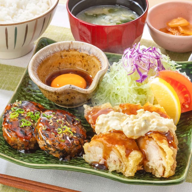 大戸屋風チキン南蛮とひじき入り鶏つくね(大戸屋)