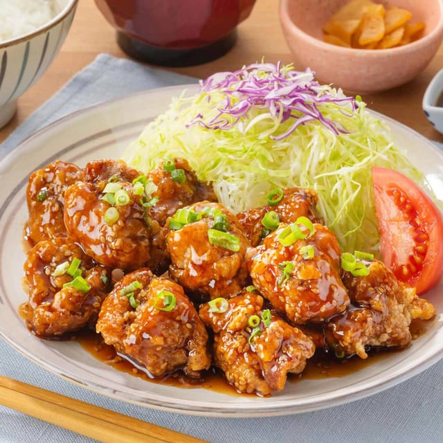 〈おかず増量〉甘からだれの鶏唐揚げ(大戸屋)