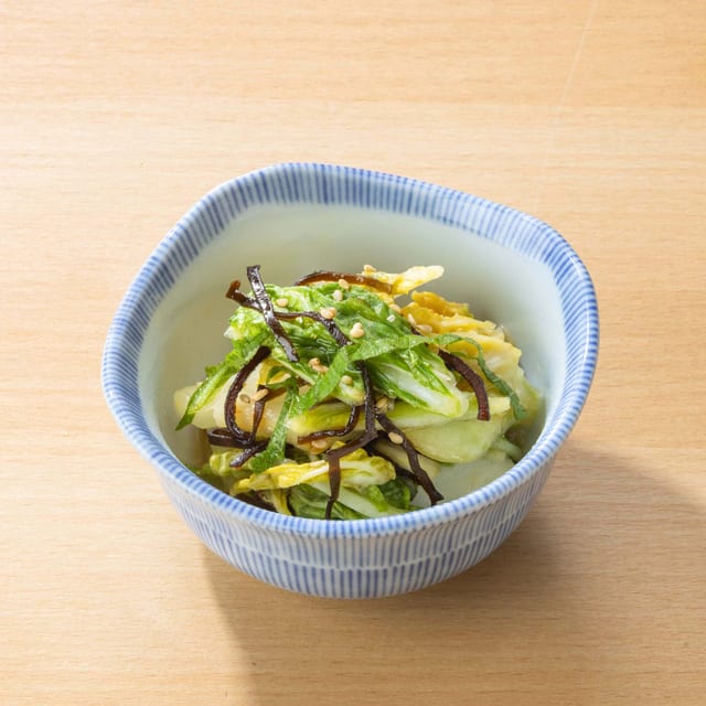 白菜の浅漬け 塩昆布和え（大戸屋）