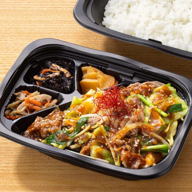 国産牛のスタミナ炒め 弁当（大戸屋）