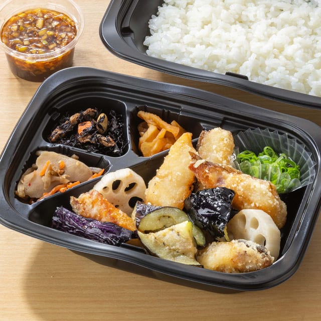 ほっけ竜田揚げ 弁当 〜もろみ醤油の香味ネギだれ〜（大戸屋）