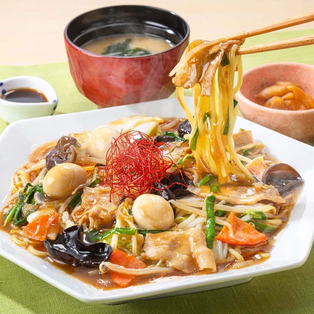 出汁香る 大戸屋風サンマーあんかけ焼きそば(大戸屋)