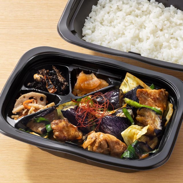 茄子と豚肉のコク旨味噌炒め 弁当(大戸屋)