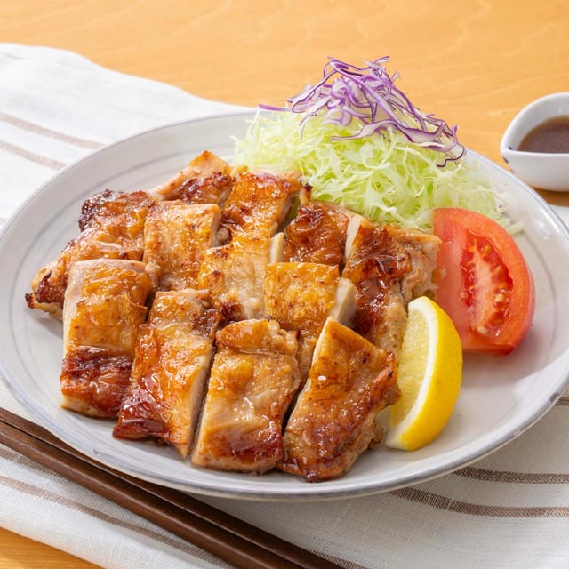 〈おかず増量〉もろみチキンの炭火焼き(大戸屋)