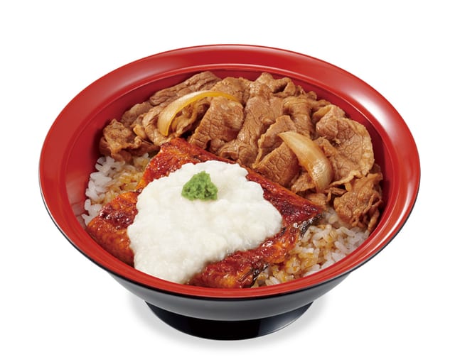 山かけうな牛 大盛（すき家）