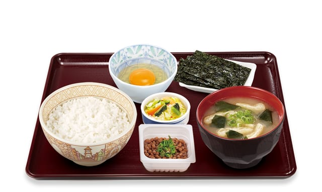 納豆定食 特盛(すき家)