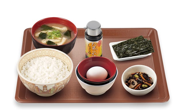 たまかけ朝食 ミニ(すき家)