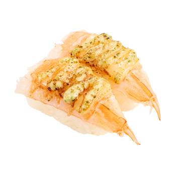 えび バジルマヨチーズ炙り（スシロー）