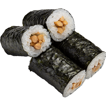小粒納豆巻(ネギ抜き)（スシロー）