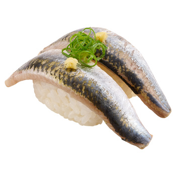 天然いわし（ネギ・生姜）（スシロー）
