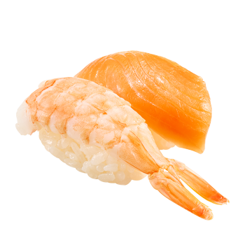 えび+サーモン（スシロー）