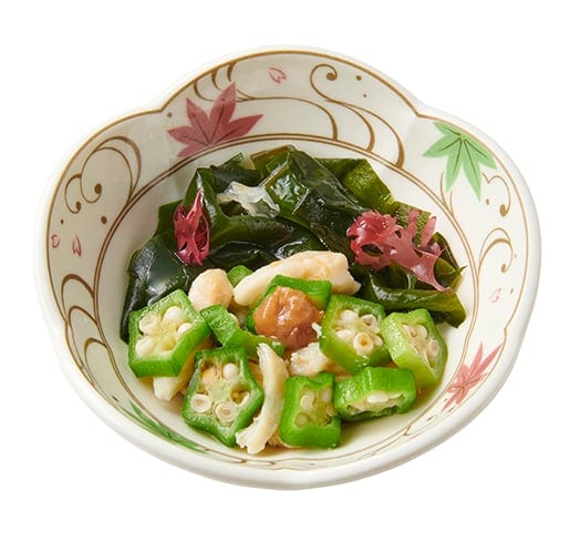 蒸し鶏と海藻のぽん酢和え（やよい軒）
