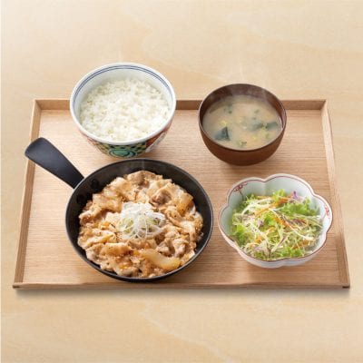 ねぎ塩豚定食(吉野家)