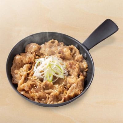 ねぎ塩牛カルビ皿(吉野家)