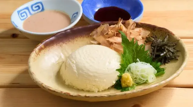自家製おぼろ豆富(くるみだれ付)(夢庵)