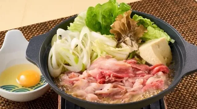 牛カルビすき焼き鍋(夢庵)