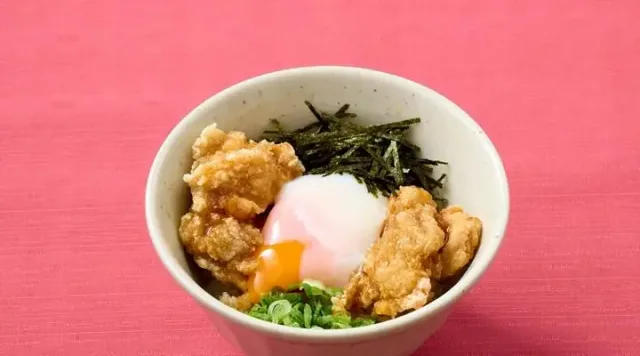小鶏竜田てりたま丼(夢庵)