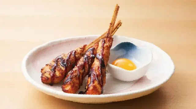 月見つくね串(3本)(夢庵)